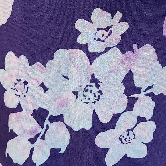 ADRIANNA PAPELL Silk Floral Print Sheath Dress - Size 14 - Picture 10 of 13